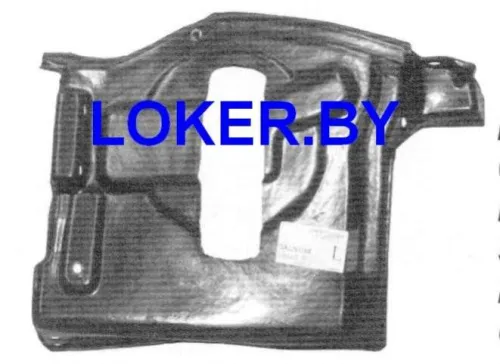 Пластиковая защита двигателя Mitsubishi Galant 8 1996-2003