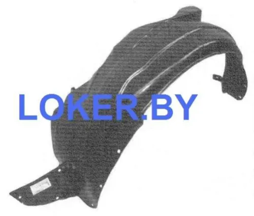 Защита крыла (подкрылок) передний левый Hyundai Getz 2002-2011
