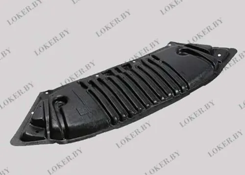 Пластиковая защита под передний бампер Mercedes C W204 2006-2015