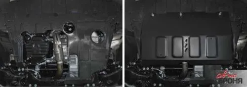 Металлическая защита двигателя и кпп Geely Emgrand x7 2011-