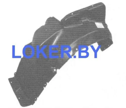 Защита крыла (подкрылок) передний левый Mitsubishi Lancer 9 2003-2006