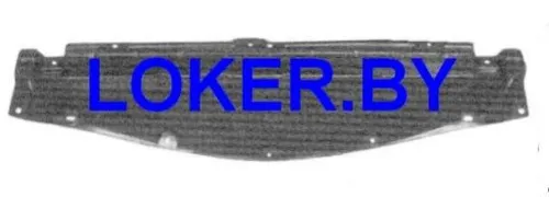 Пластиковая защита под передний бампер Mazda 3 BL 2009-2013