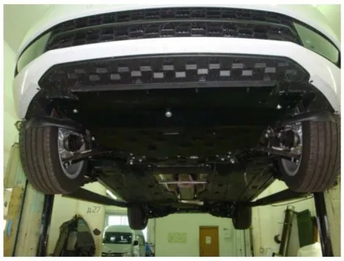 Металлическая защита двигателя и кпп Skoda Superb 2015-2023