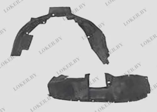 Защита крыла (подкрылок) передний левый Opel Combo B 1993-2001