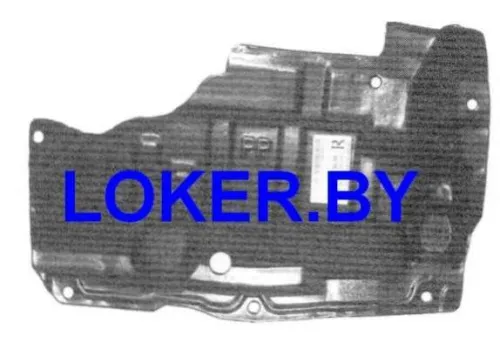 Пластиковая защита двигателя Nissan Almera N15 1995-2000