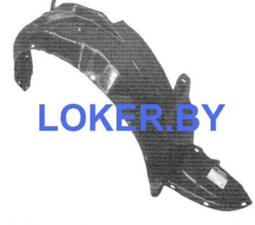 Защита крыла (подкрылок) передний правый Mazda Premacy 1 1999-2005