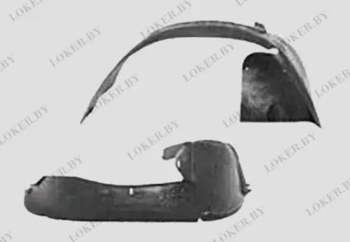 Защита крыла (подкрылок) передний правый Citroen Saxo 1996-2003