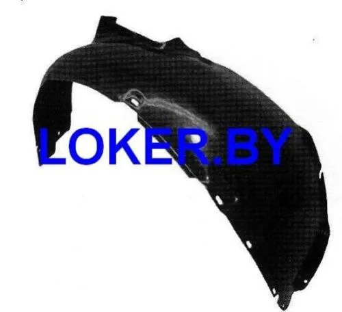 Защита крыла (подкрылок) передний правый Volkswagen Bora 1998-2005