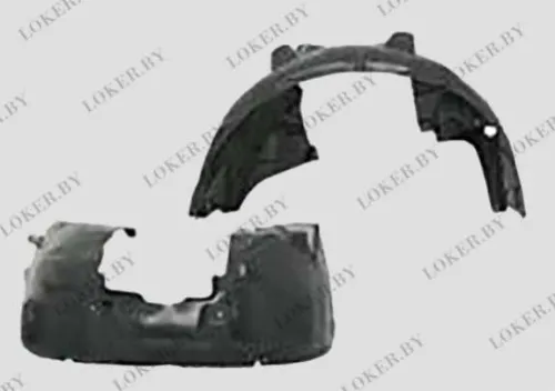 Защита крыла (подкрылок) передний правый Opel Corsa D 2006-2014 цельный