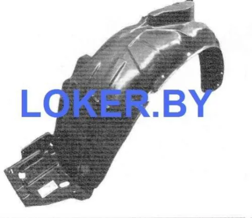 Защита крыла (подкрылок) передний левый Honda Jazz 1 2001-2008