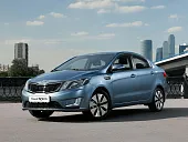 Защита передних крыльев пара 2шт Kia Rio 3 2011-2014