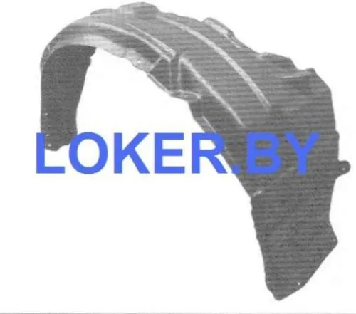 Защита крыла (подкрылок) передний правый Mitsubishi Lancer 10 2007-2017