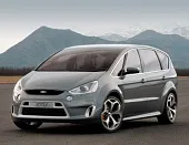 Пластиковая защита под передний бампер Ford S-Max 1 2006-2015