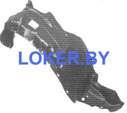 Защита крыла (подкрылок) передний правый Mazda 323 BA 1994-1998