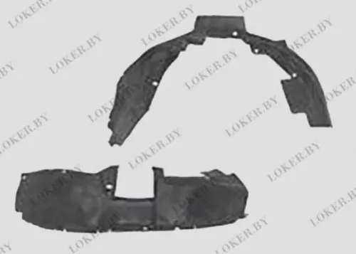 Защита крыла (подкрылок) передний правый Opel Corsa B 1993-2000