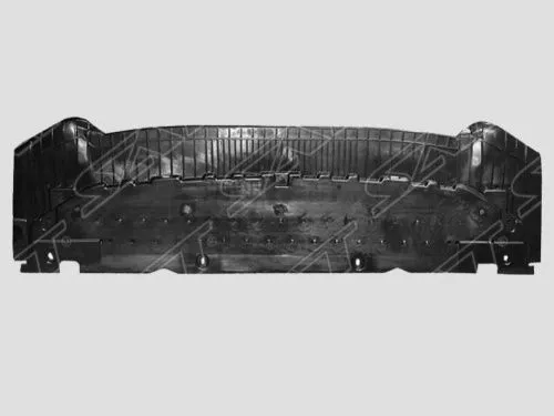 Пластиковая защита под передний бампер Audi A4 B8 (S4,RS4) 2008-2011