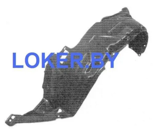 Защита крыла (подкрылок) передний левый Honda CR-V 2 2001-2004