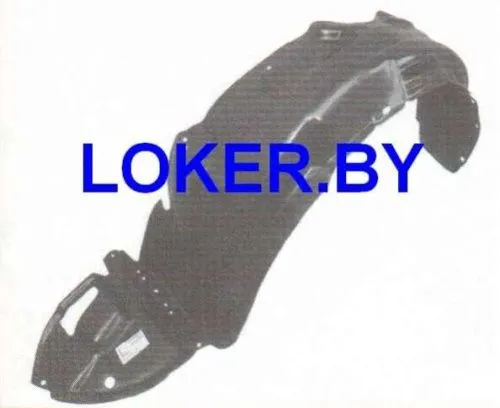 Защита крыла (подкрылок) передний левый Pontiac Vibe 2002-2008