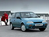 Защита крыла (подкрылок) передний левый Suzuki Swift 1989-2003