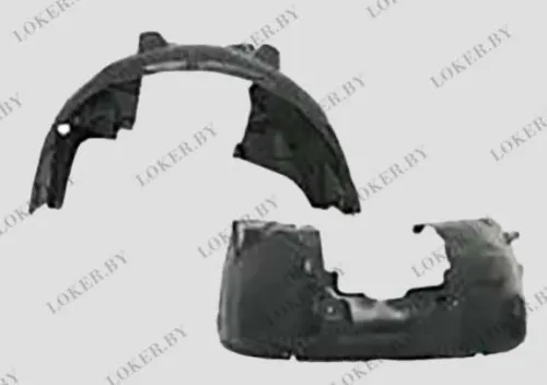 Защита крыла (подкрылок) передний левый Opel Corsa D 2006-2014 цельный