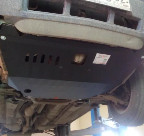 Металлическая защита двигателя и кпп Nissan X-Trail T30 2000-2007