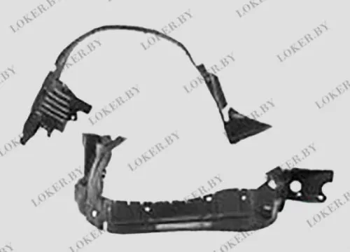 Защита крыла (подкрылок) передний левый Mercedes E W210 1995-2003