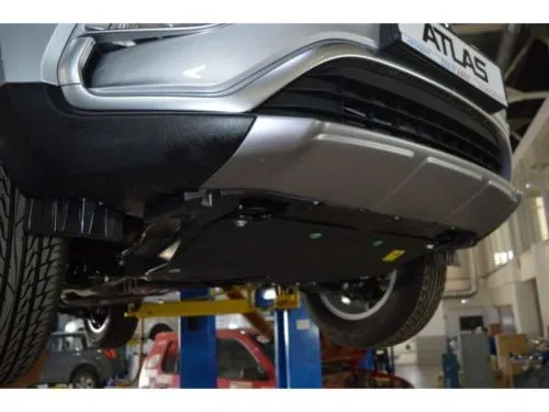 Металлическая защита двигателя и кпп Geely Atlas 2016-2022