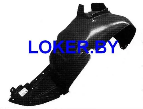 Защита крыла (подкрылок) передний левый Citroen C3 1 2005-2009