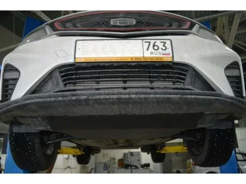 Металлическая защита двигателя и кпп Geely Coolray 2019-