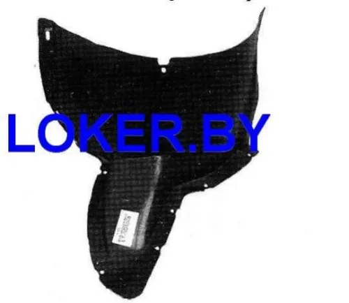 Защита крыла (подкрылок) передний правый Skoda Octavia A5 2004-2013