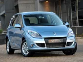 Пластиковая защита под передний бампер Renault Scenic 3 2009-2012