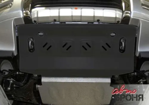 Металлическая защита радиаторов Mitsubishi Pajero 4 2006-