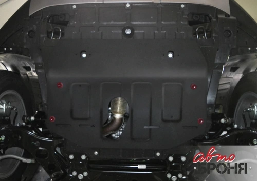 Металлическая защита двигателя и кпп Geely Atlas 2016-2022