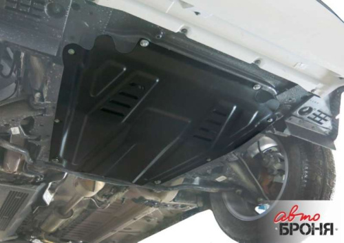 Металлическая защита двигателя и кпп Dacia Logan 2 2012-2020