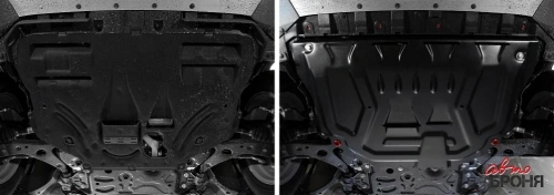 Металлическая защита двигателя и кпп Ford Kuga 2 2012-2019